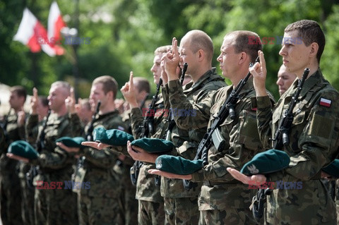 Pierwsze przysięgi żołnierzy Wojsk Obrony Terytorialnej