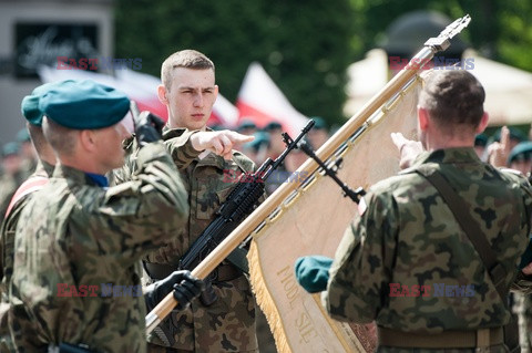 Pierwsze przysięgi żołnierzy Wojsk Obrony Terytorialnej