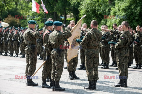 Pierwsze przysięgi żołnierzy Wojsk Obrony Terytorialnej