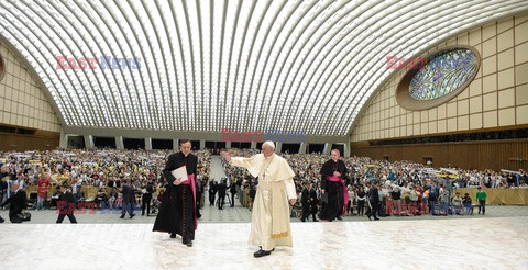 Audiencja dla dzieci z udziałem papieża Franciszka