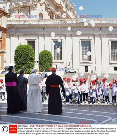 Audiencja dla dzieci z udziałem papieża Franciszka