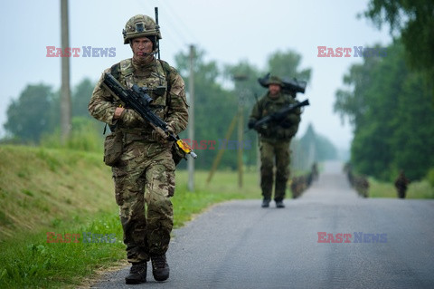 Ćwiczenia wojskowe NATO na Litwie - Eyevine