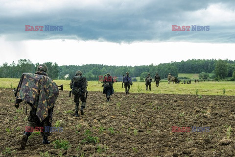 Żołnierze NATO na granicy polsko-litewskiej - Eyevine