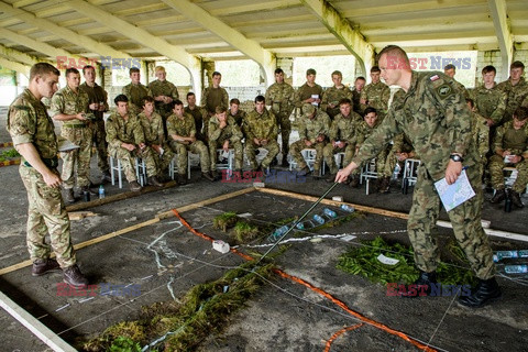 Żołnierze NATO na granicy polsko-litewskiej - Eyevine