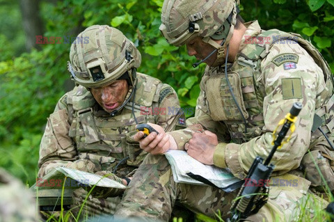 Żołnierze NATO na granicy polsko-litewskiej - Eyevine