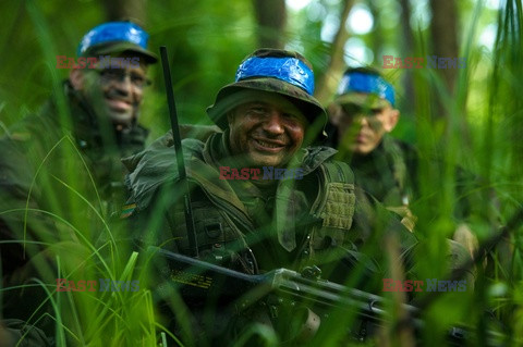 Żołnierze NATO na granicy polsko-litewskiej - Eyevine