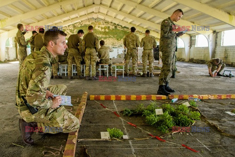 Żołnierze NATO na granicy polsko-litewskiej - Eyevine