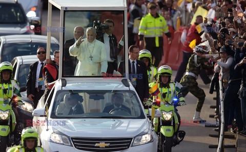 Pielgrzymka Papieża Franciszka do Kolumbii