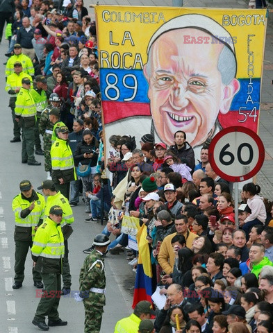 Pielgrzymka Papieża Franciszka do Kolumbii