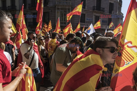 Protesty w Barcelonie - Agence VU