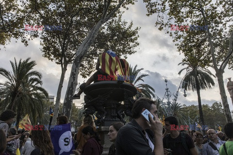 Protesty w Barcelonie - Agence VU