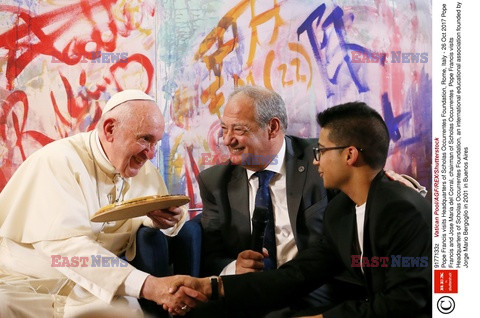 Papież Franciszek w fundacji Scholas Occurrentes w Rzymie