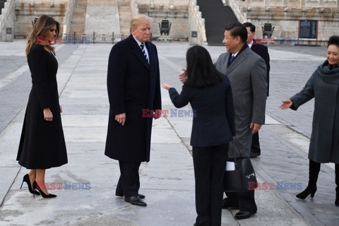 Donald Trump z wizytą w Chinach