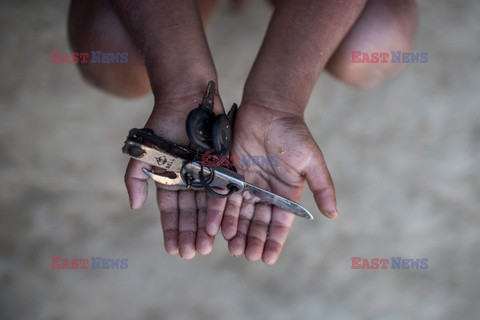 Zabawki dzieci z obozu Cox's Bazar - AFP