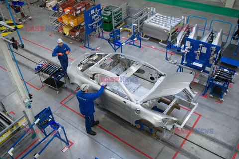 Linia produkcyjna Renault Alpine - Sipa Press