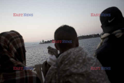 Statek Aquarius ratujący migrantów na morzu - Vu Images