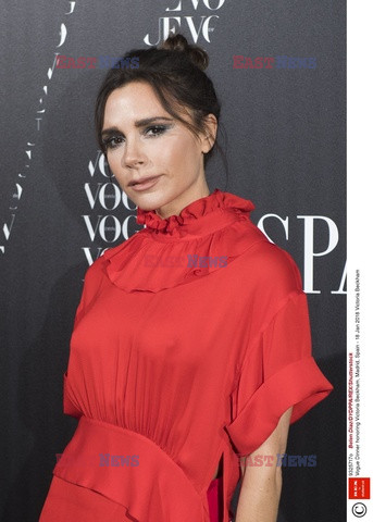 Victoria Beckham na imprezie Vogue w Madrycie