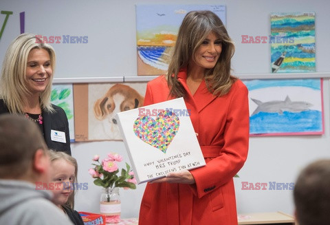 Melania Trump w Narodowym Instytucie Zdrowia