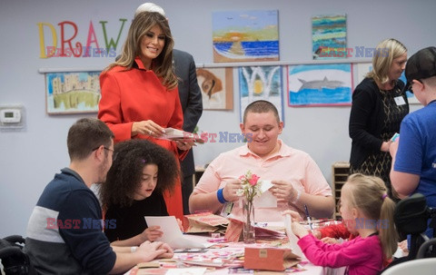 Melania Trump w Narodowym Instytucie Zdrowia