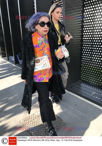 Street fashion na Tygodniu mody w Mediolanie - zima 2018/2019