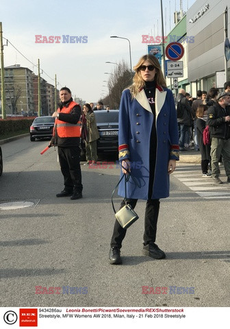 Street fashion na Tygodniu mody w Mediolanie - zima 2018/2019