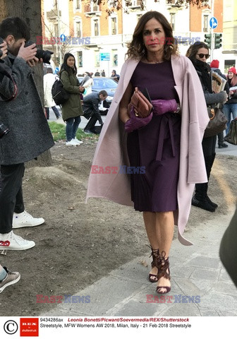 Street fashion na Tygodniu mody w Mediolanie - zima 2018/2019