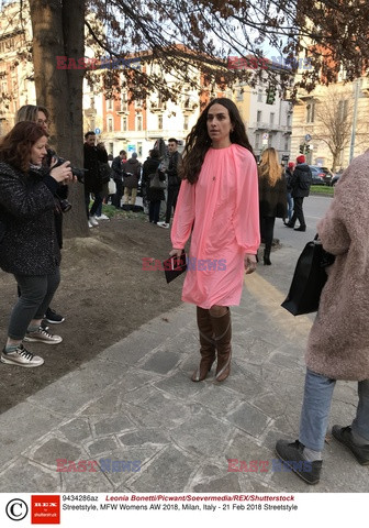 Street fashion na Tygodniu mody w Mediolanie - zima 2018/2019