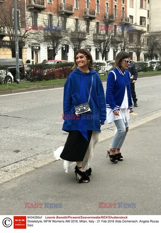 Street fashion na Tygodniu mody w Mediolanie - zima 2018/2019