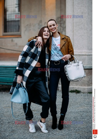 Street fashion na Tygodniu mody w Mediolanie - zima 2018/2019