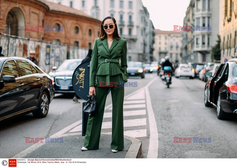 Street fashion na Tygodniu mody w Mediolanie - zima 2018/2019