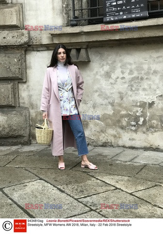 Street fashion na Tygodniu mody w Mediolanie - zima 2018/2019