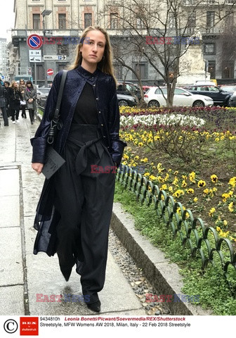 Street fashion na Tygodniu mody w Mediolanie - zima 2018/2019