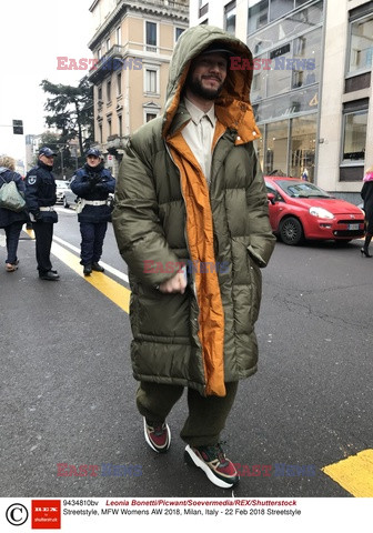 Street fashion na Tygodniu mody w Mediolanie - zima 2018/2019