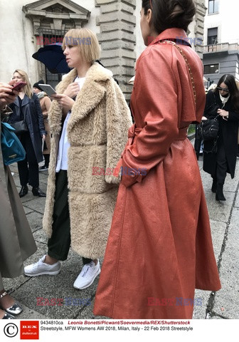 Street fashion na Tygodniu mody w Mediolanie - zima 2018/2019