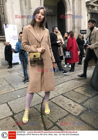 Street fashion na Tygodniu mody w Mediolanie - zima 2018/2019