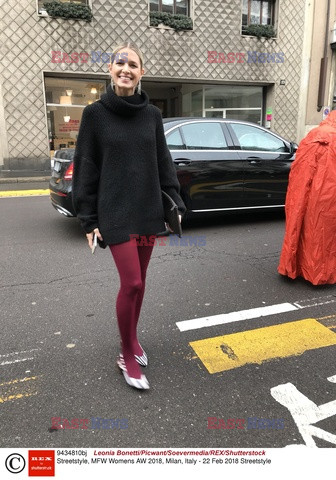 Street fashion na Tygodniu mody w Mediolanie - zima 2018/2019