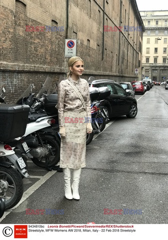 Street fashion na Tygodniu mody w Mediolanie - zima 2018/2019