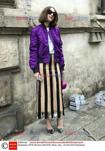 Street fashion na Tygodniu mody w Mediolanie - zima 2018/2019