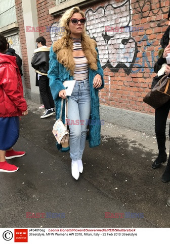 Street fashion na Tygodniu mody w Mediolanie - zima 2018/2019