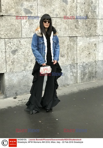 Street fashion na Tygodniu mody w Mediolanie - zima 2018/2019