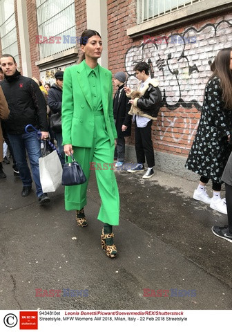 Street fashion na Tygodniu mody w Mediolanie - zima 2018/2019