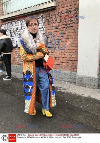 Street fashion na Tygodniu mody w Mediolanie - zima 2018/2019