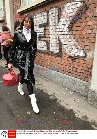 Street fashion na Tygodniu mody w Mediolanie - zima 2018/2019