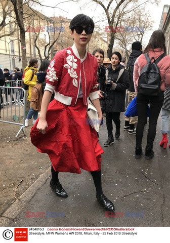 Street fashion na Tygodniu mody w Mediolanie - zima 2018/2019