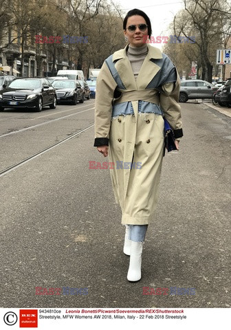 Street fashion na Tygodniu mody w Mediolanie - zima 2018/2019