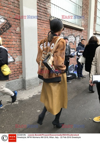 Street fashion na Tygodniu mody w Mediolanie - zima 2018/2019