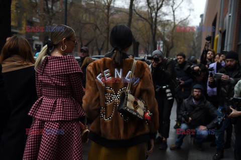 Street fashion na Tygodniu mody w Mediolanie - zima 2018/2019