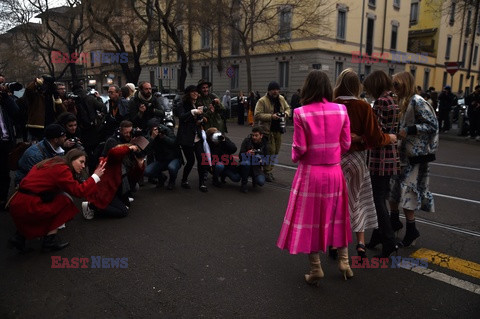 Street fashion na Tygodniu mody w Mediolanie - zima 2018/2019