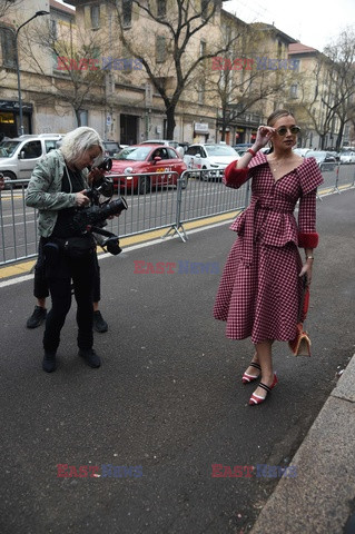 Street fashion na Tygodniu mody w Mediolanie - zima 2018/2019