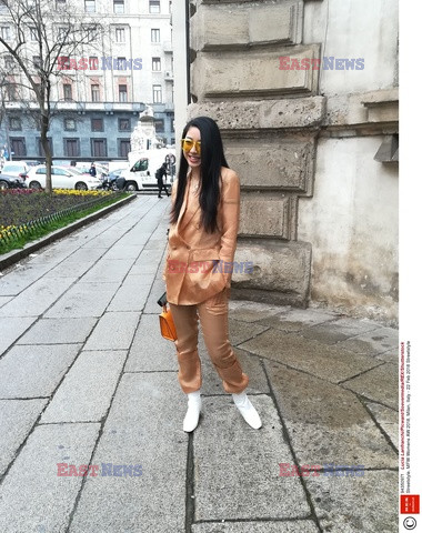 Street fashion na Tygodniu mody w Mediolanie - zima 2018/2019